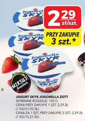 Jogurt skyr truskawka promocja w Top Market