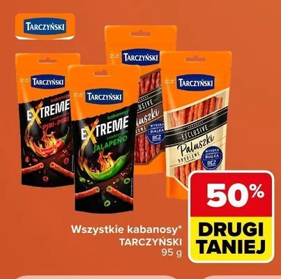 Kabanosy Extreme Piri-Piri Tarczyński promocja w Carrefour Market