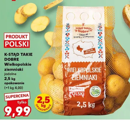 Wielkopolskie ziemniaki jadalne promocja w Kaufland