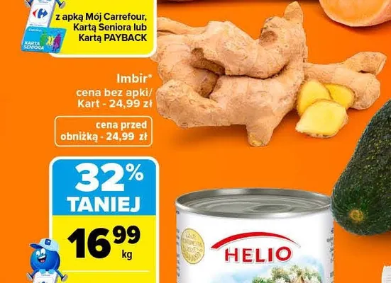 Imbir promocja w Carrefour