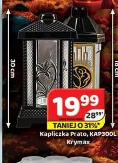 Znicz kapliczka Krymax Prato KAP300 l 30 cm promocja w Delfin
