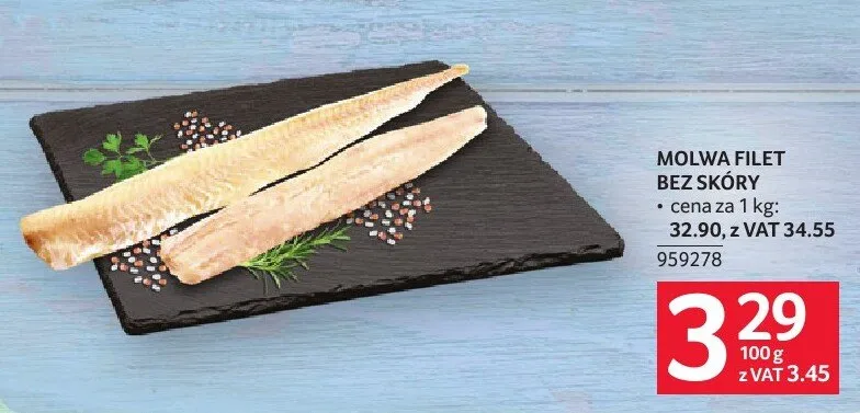 Molwa filet bez skóry promocja w Selgros