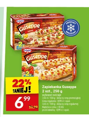 Zapiekanka Guseppe Salami 2-pak 250g promocja w Twój Market