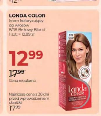 Krem koloryzujący do włosów Londa Color 8/38 Beżowy Blond promocja w Drogerie Jawa