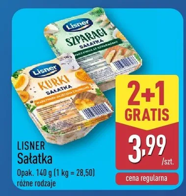 Sałatka Lisner promocja w Aldi