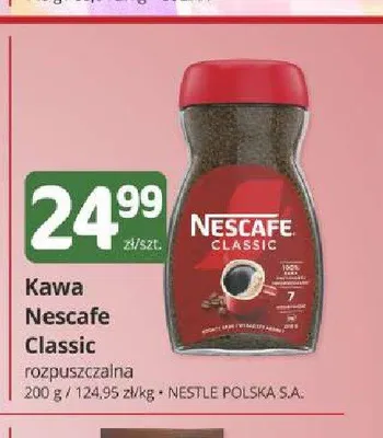 Kawa rozpuszczalna Nescafe Classic promocja w Marketvita