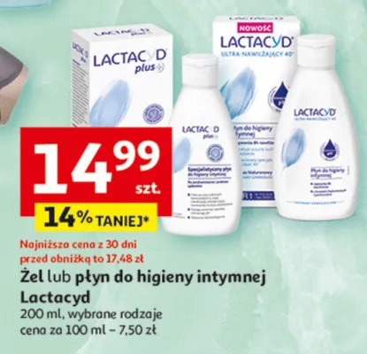 Żel lub płyn do higieny intymnej promocja w Auchan