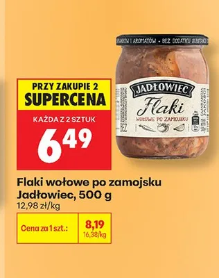 Flaki wołowe po zamojsku Jadłowiec promocja w Biedronka
