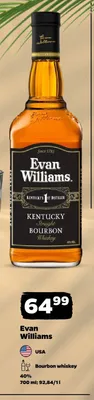 Bourbon whiskey Evan Williams promocja w Netto