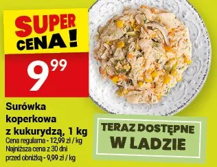 Surówka koperkowa z kukurydzą promocja w Twój Market