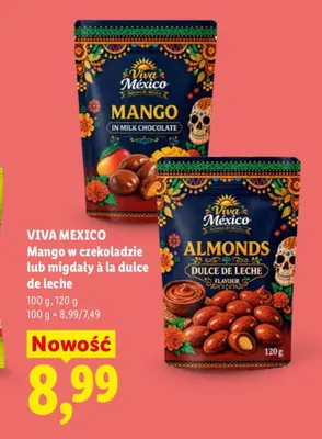 Migdały à la dulce de leche Viva Mexico promocja w Lidl