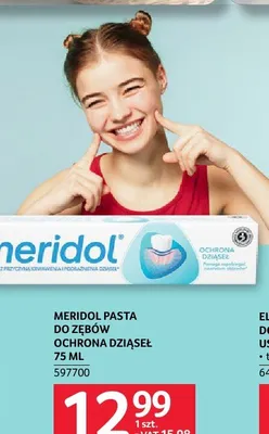 Pasta do zębów ochrona dziąseł Meridol promocja w Selgros