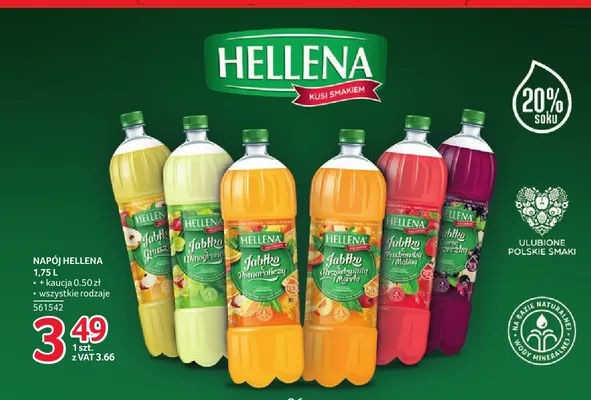 Napój Hellena promocja w Selgros