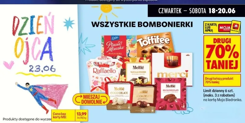 Praliny Ptasie Mleczko E.Wedel waniliowe promocja w Biedronka