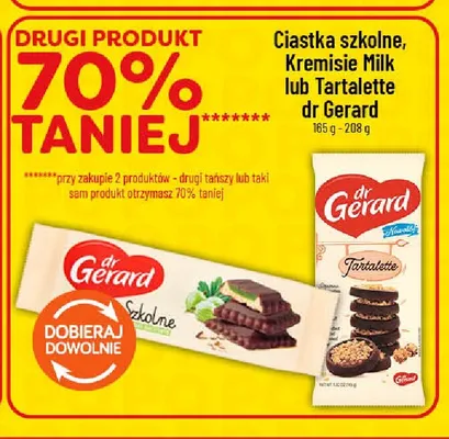 Ciastka Tartalette Dr Gerard promocja w POLOmarket