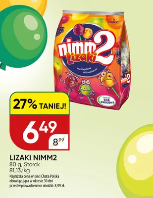 Lizaki Nimm2 promocja w Chata Polska