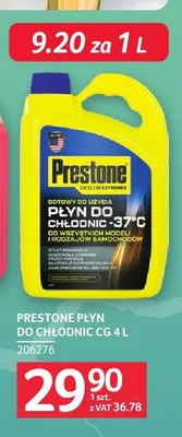 Płyn do chłodnic Prestone CG promocja w Selgros