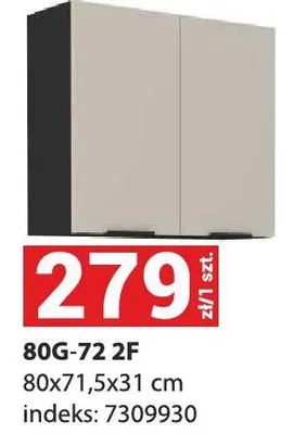 Szafka kuchenna 80G-72 2F promocja w Merkury Market