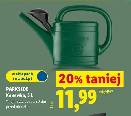Konewka, 5l promocja w Lidl