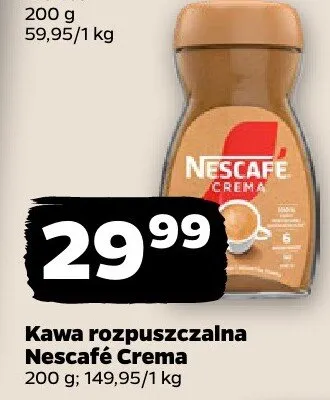 Kawa rozpuszczalna Crema promocja w Netto