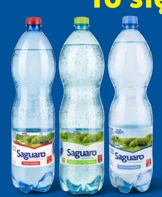 Woda Saguaro niegazowana promocja w Lidl