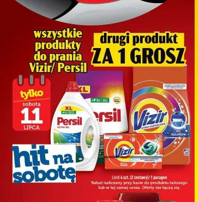 Kapsułki do prania Vizir promocja w TOPAZ