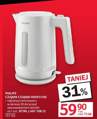 Czajnik HD9411/00 Philips promocja w Selgros