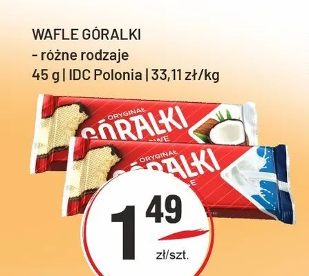 Wafle Góralki promocja w Sedal