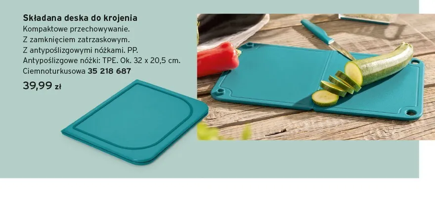 Składana deska do krojenia promocja w Tchibo