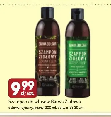 Szampon do włosów lniany Barwa Ziołowa promocja w Avita