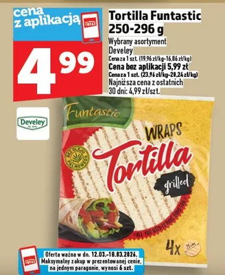 Tortilla funtastic promocja w TOPAZ