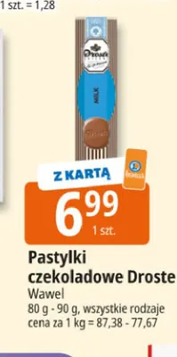 Pastylki czekoladowe Droste promocja w Leclerc