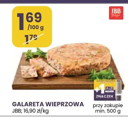 Galareta wieprzowa JBB promocja w Stokrotka