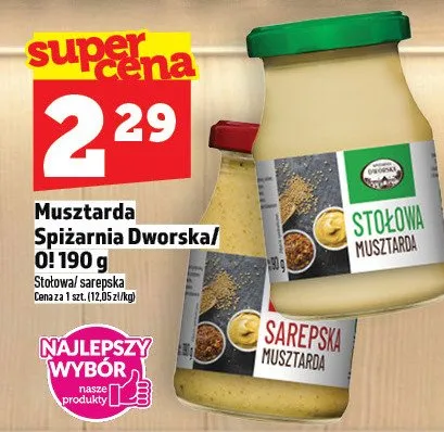 Musztarda Spizarnia Dworska/OI promocja w TOPAZ