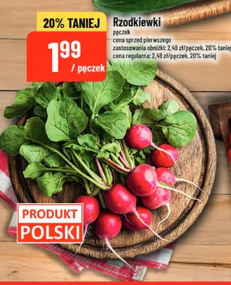 Rzodkiewki polskie promocja w POLOmarket