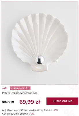 Patera dekoracyjna home&you Pearlinos promocja w home&you