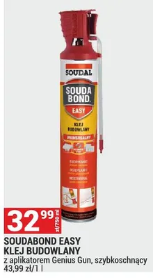Klej budowlany Soudabond Easy promocja w Merkury Market