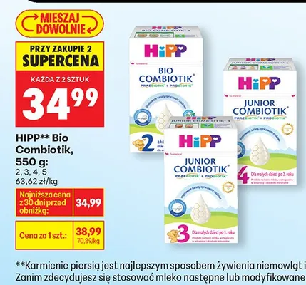 Mleko Bio Combiotik promocja w Biedronka
