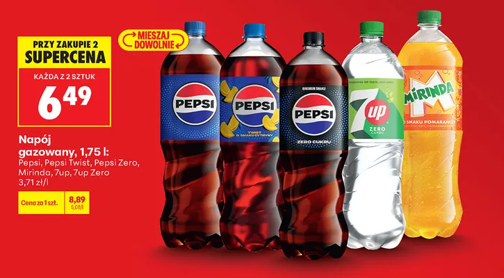 Napój gazowany Pepsi Twist promocja w Biedronka