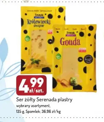 Ser żółty Gouda w plastrach Serenada promocja w Avita