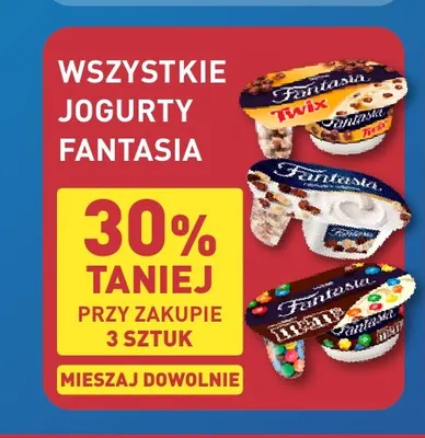 Jogurty Fantasia promocja w Aldi