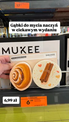 Gąbki do mycia naczyń Smukee Home promocja w Biedronka