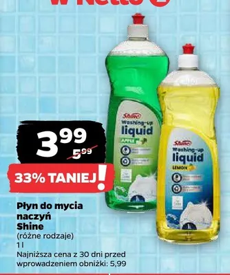Płyn do mycia naczyń promocja w Netto