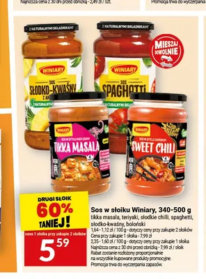 Sos słodkie chilli Winiary promocja w Twój Market