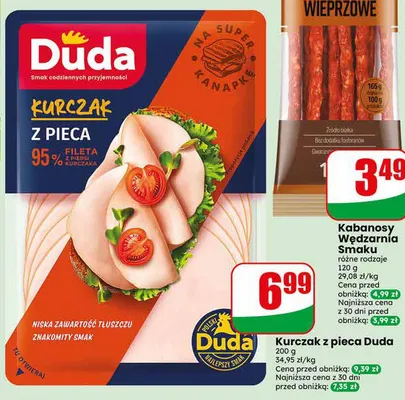 Kurczak z pieca Duda promocja w Dino