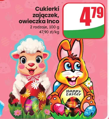 Cukierki owieczka promocja w Dino