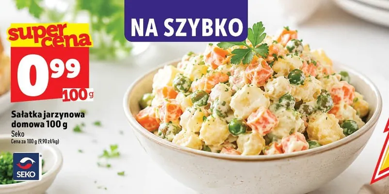 Sałatka jarzynowa domowa Seko promocja w TOPAZ