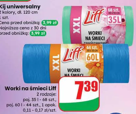 Worki na śmieci promocja w Dino