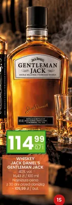 Whiskey Jack Daniel's Gentleman promocja w Twój Market