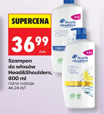 Szampon do włosów Head & Shoulders promocja w Biedronka